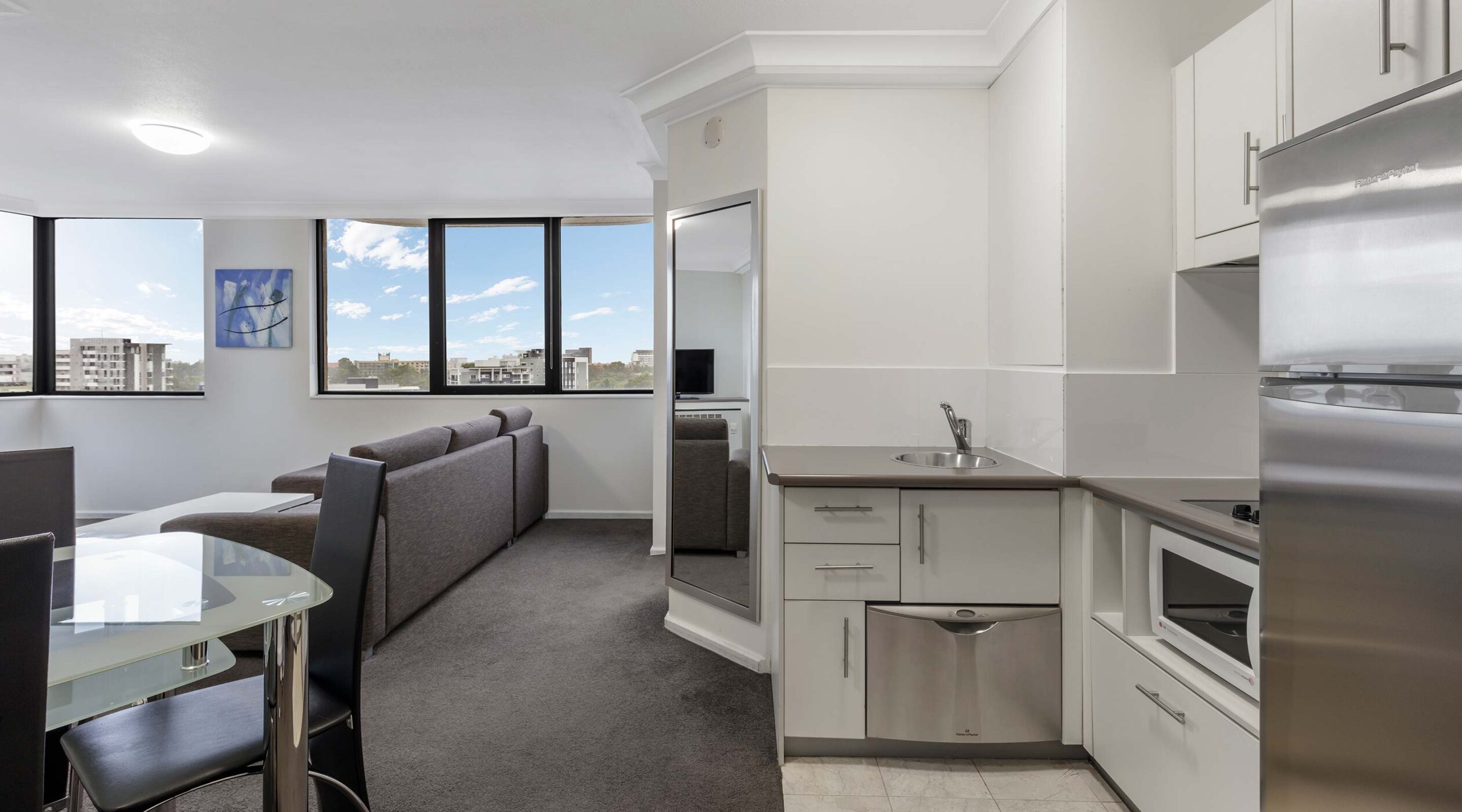 One Bedroom Apartment Kitchen