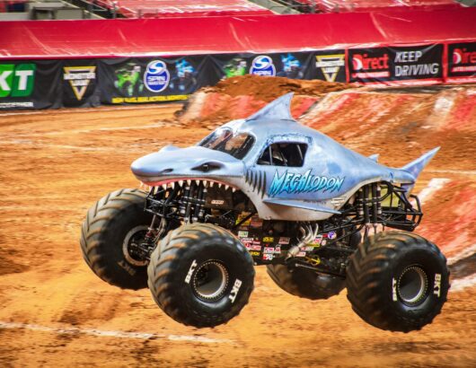 The image of the monster truck